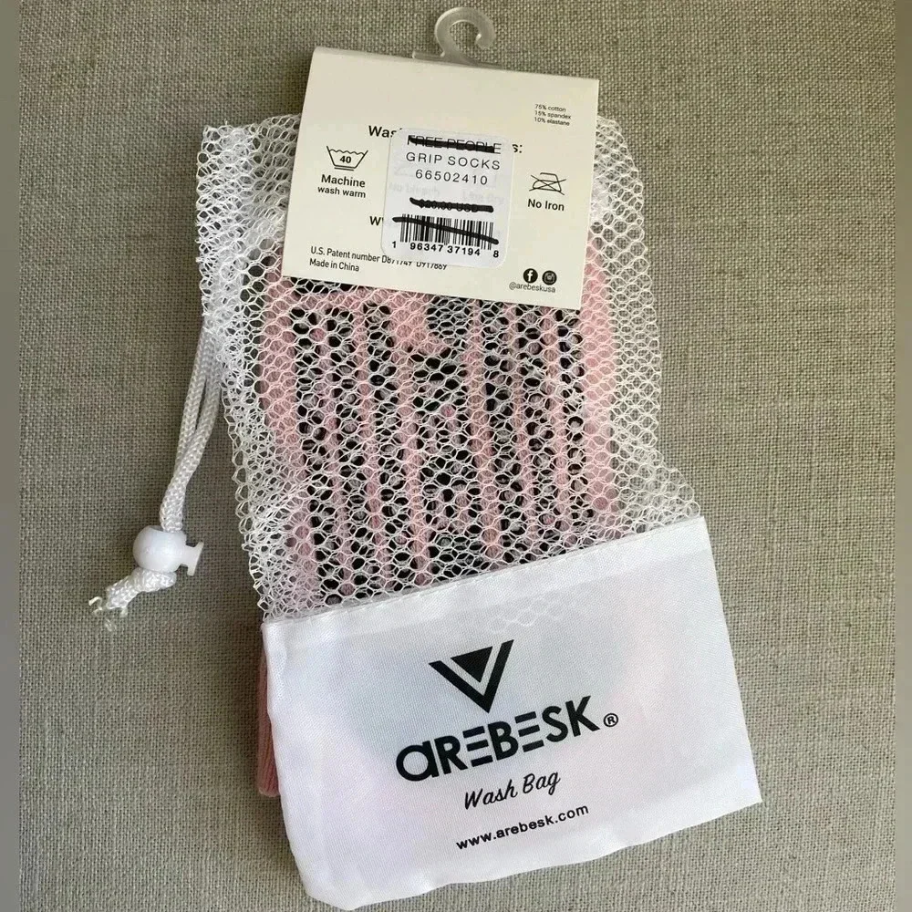 NWT Free People x Arebesk Muse Open Toe Grip Socks Size Medium